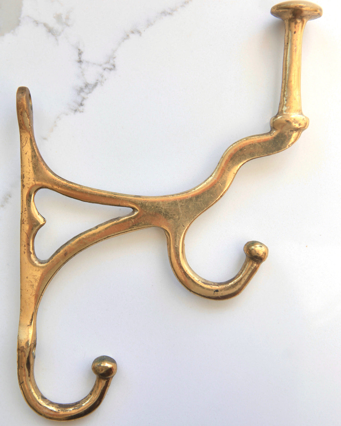 Vintage Brass Wall Hook