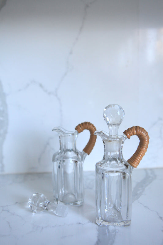 Rare Victorian glass Cruet set