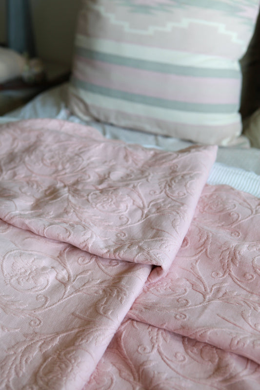 Dusty Rose Colored Quilt