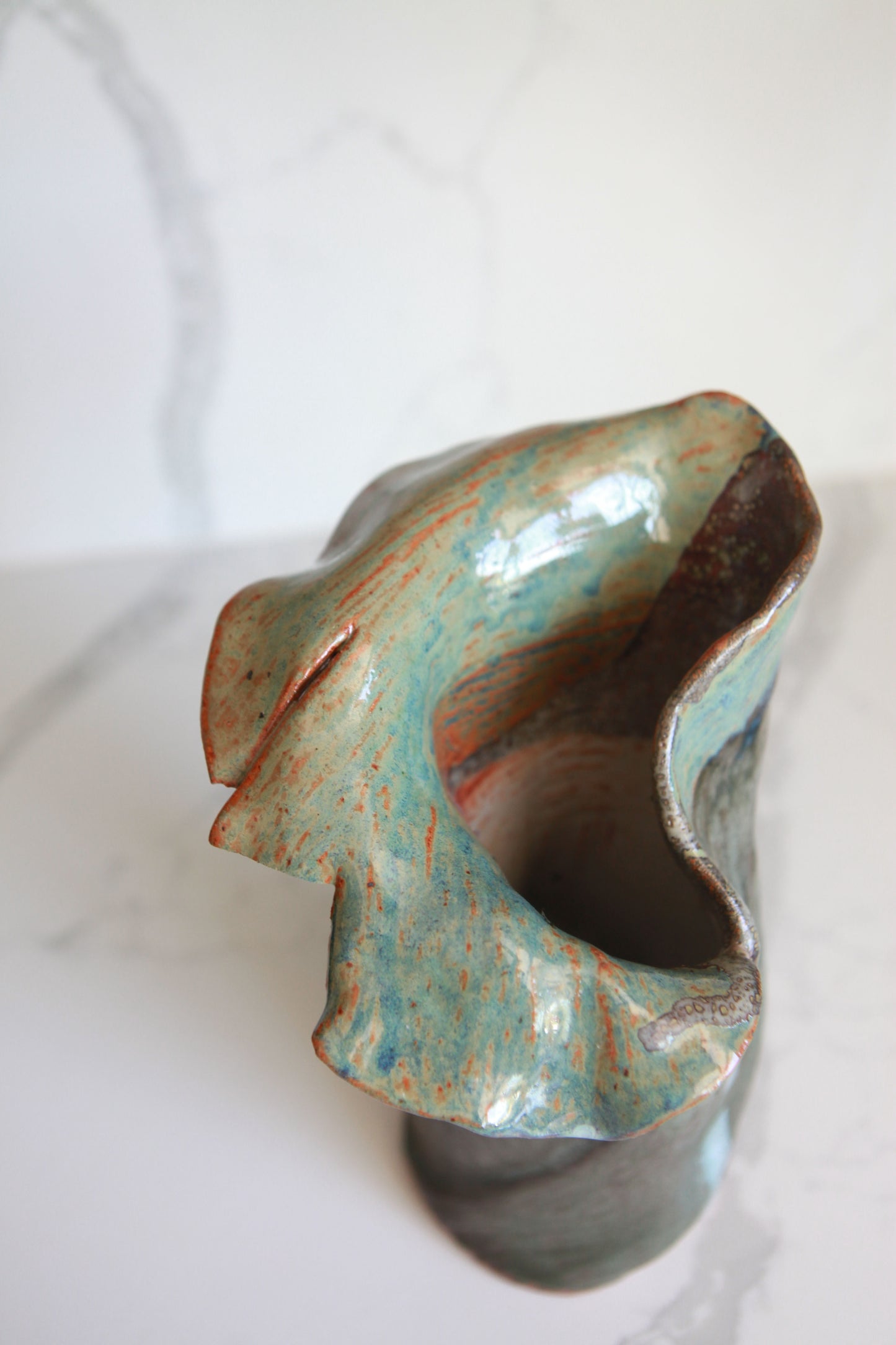 Abstract Pottery Vase